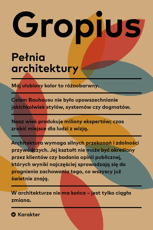 Książka dla projektanta wnętrz - Gropius Pełnia Architektury