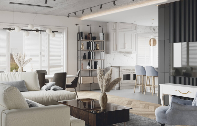 Projekt wnętrza 300 m2 Trufla – ekskluzywne wnętrze domu, portfolio projektów wnętrz Golden Room