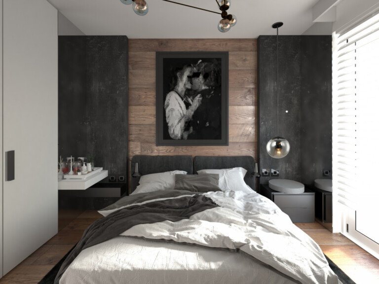 Projekt wnętrza 67 m2 Natura – spokojne minimalistyczne wnętrze inspirowane naturą, realizacje wnętrz Golden Room