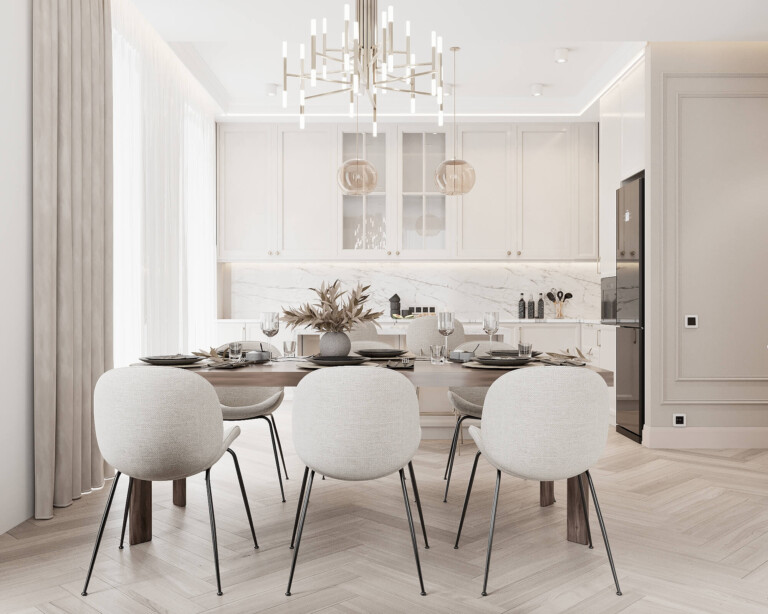 Projekt wnętrza 90 m2 Rytm – minimalistyczne nowoczesne wnętrze mieszkania, projekty wnętrz Golden Room