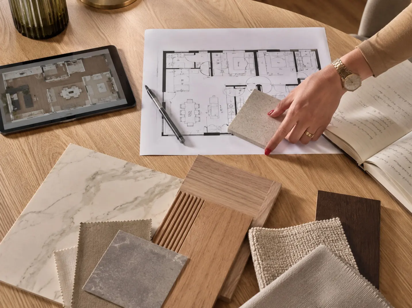 Projekt pod klucz wnętrza Golden Room — kompleksowy projekt mieszkania lub domu z dokumentacją, zestawieniami i przygotowaniem do realizacji