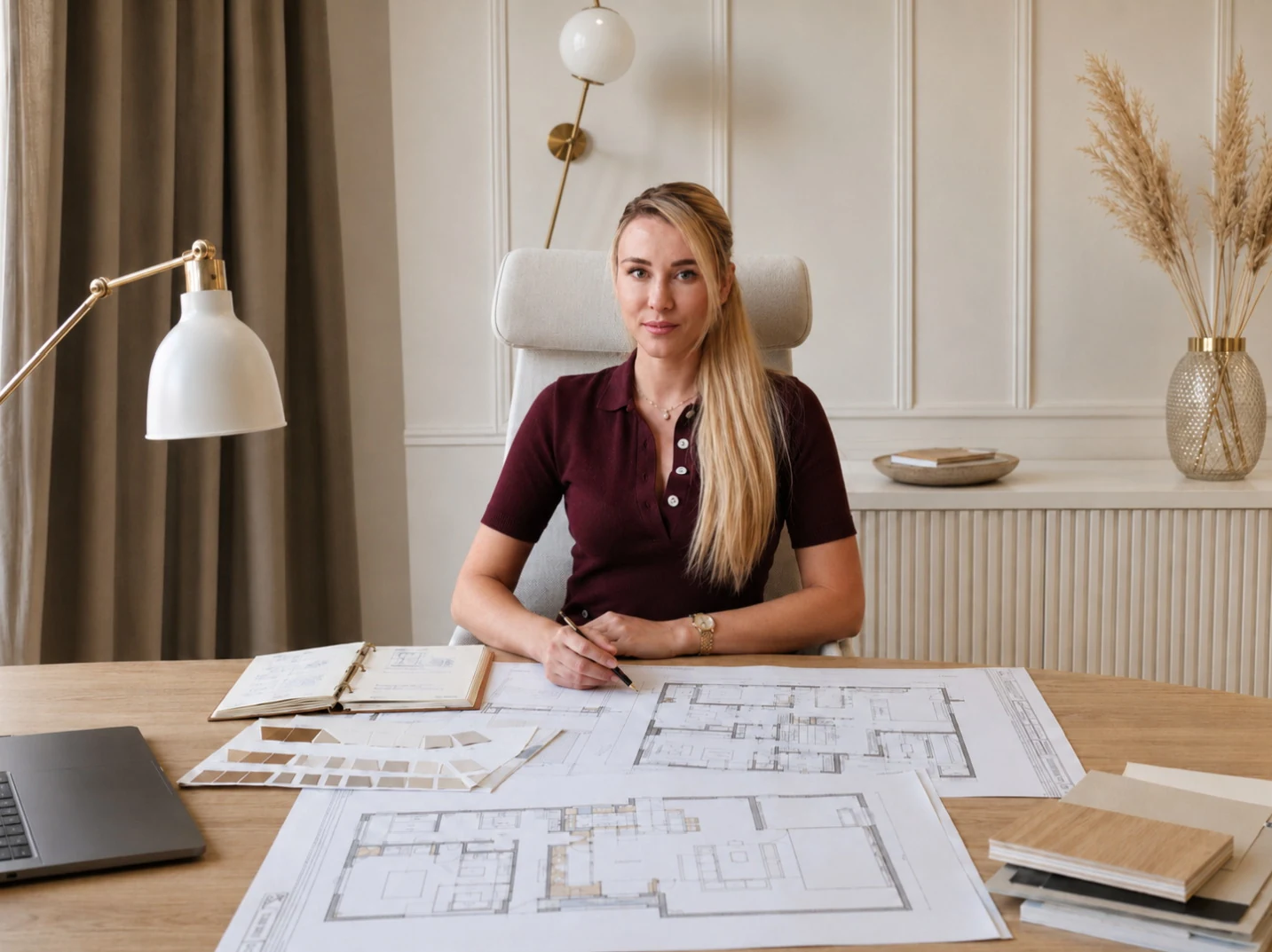 Projekt pod klucz wnętrza Golden Room — kompleksowy projekt z dokumentacją, zestawieniami i wsparciem przygotowania realizacji