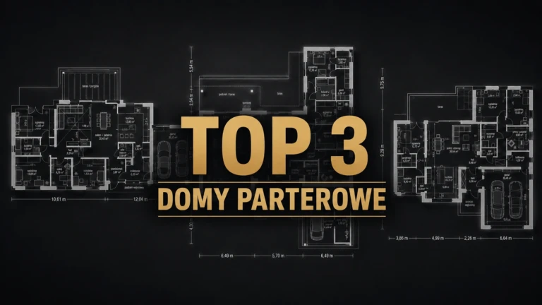 TOP 3 domy parterowe MG Projekt – porównanie rzutów Domu na Szerokiej 2, Willi Parterowej 2 i Hanki 3