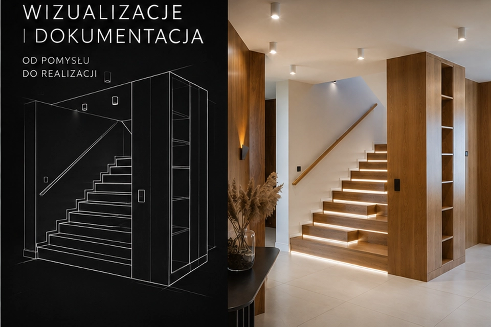Wizualizacje 3D i dokumentacja projektu wnętrza domu katalogowego Projekt wnętrza domu katalogowego – wizualizacje 3D i dokumentacja techniczna