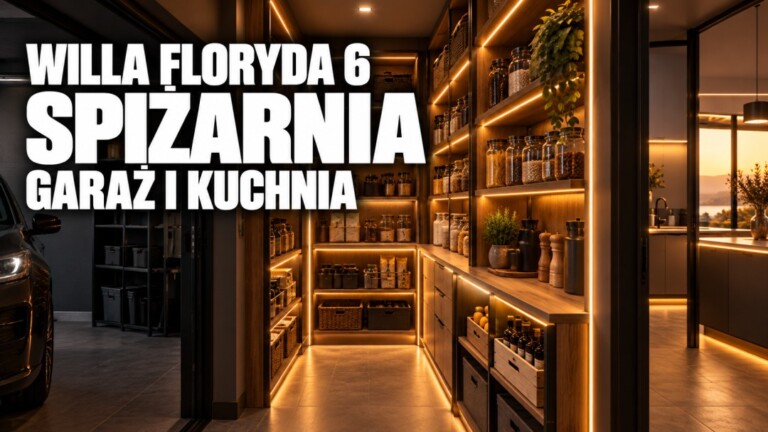 Willa Floryda 6 - spiżarnia przy kuchni z wejściem od garażu