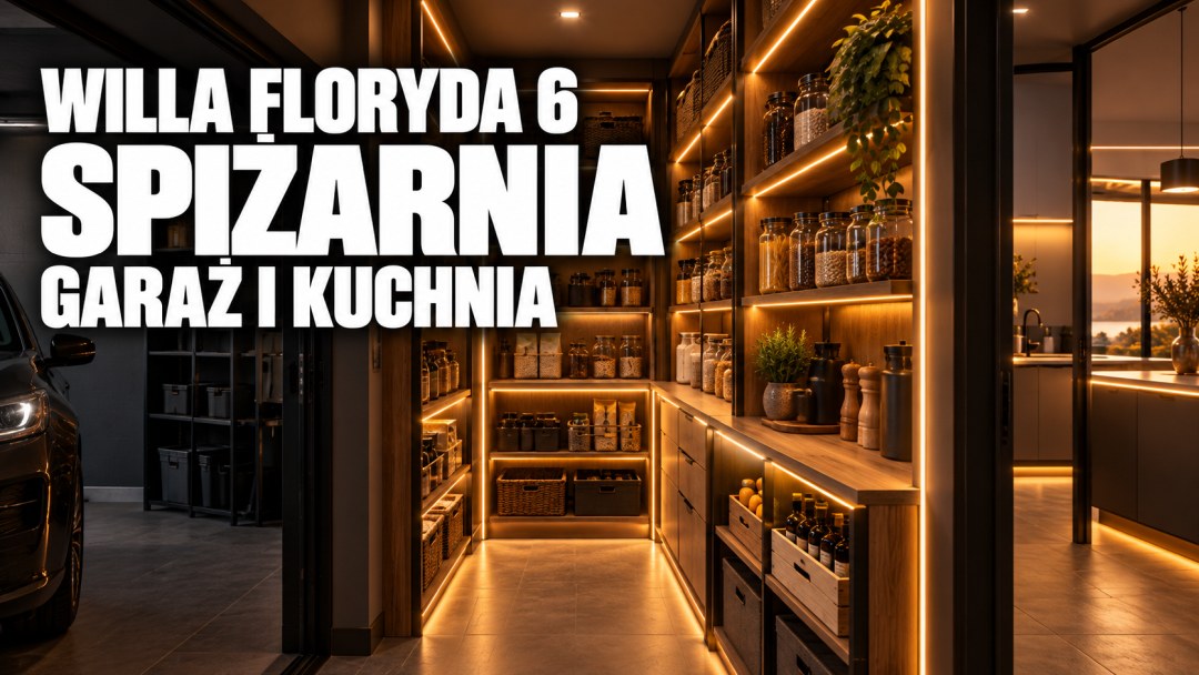 Willa Floryda 6 - spiżarnia, analiza funkcjonalna Golden Room